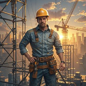 建筑工人之光_夜飞杨