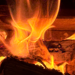 火焰留在夜色里