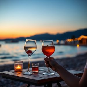 Απεριτίφ Στο Ηλιοβασίλεμα