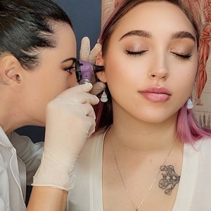 Face Exam (skin palpation & inspection with light)