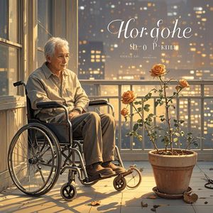 阳台的月季-独一无二