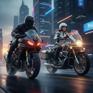 Два разных мотора