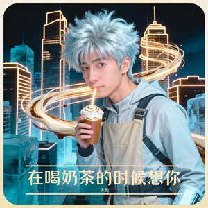 在喝奶茶的时候想你