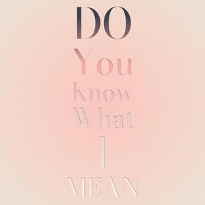 Do You Know What I Mean