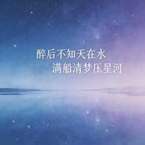 醉后不知天在水·满船清梦压星河