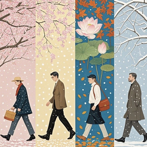 住在秋天里 伴奏