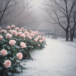 Застывший сад