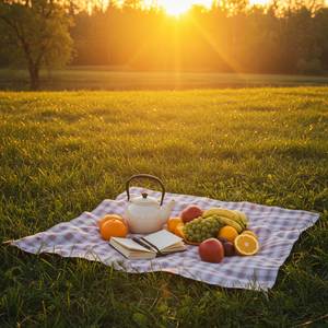 새해 첫날의 편안한 멜로디