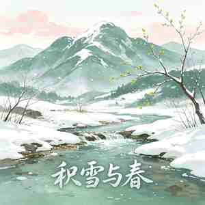 积雪与春