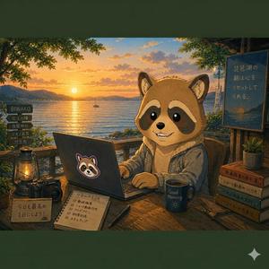 窓照らす朝光