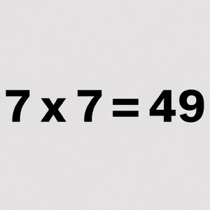 7x7=49