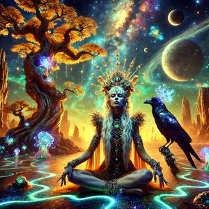 Her Crown Was a Nest of Stars