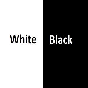 White and black