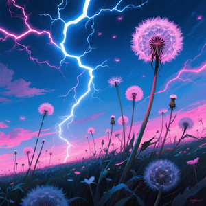 Electric Dandelion Skies