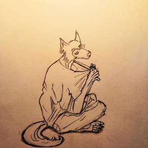 画扇面（翻自 郭德纲）