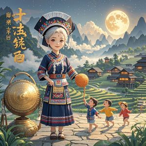 月光下的壮乡谣_桔音儿
