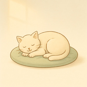猫のお昼寝