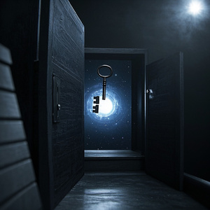Key to a Dark Mysterious Doorway