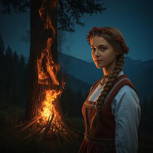 Горіла сосна