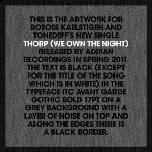 Thorp (We Own the Night)