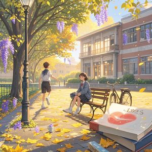 落叶书签-劉文濤