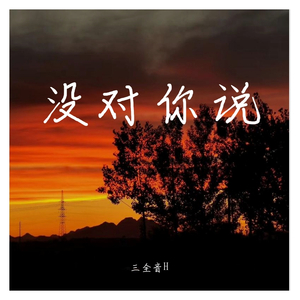 没对你说