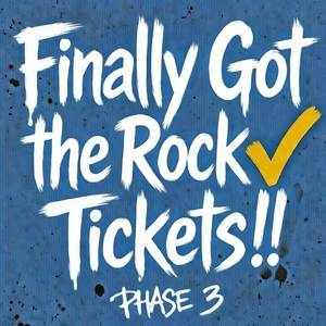 終於買到演唱會的票了！