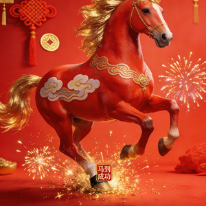 骏马迎春开门红