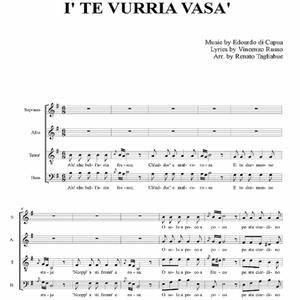I' TE VURRIA VASA' (Part for Soprano)