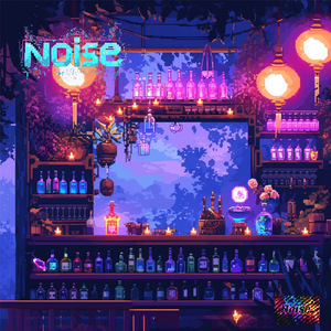 Cocktail bar at night