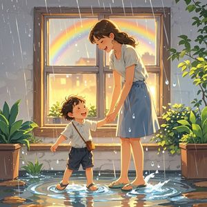 奶油味的雨天