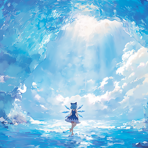冰湖回响 · Echoes in Blue