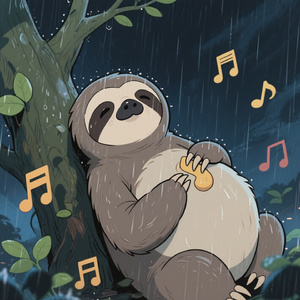 荷塘边的雨打荷叶声