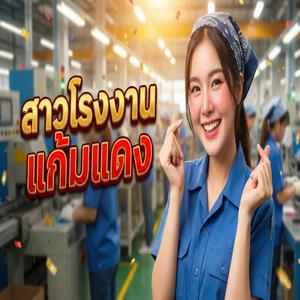 สาวโรงงานแก้มแดง