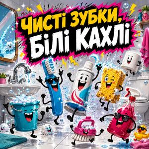 Чисті зубки, білі кахлі