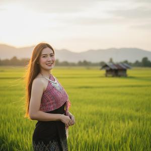 ผู้สาวแก้มอองต่อง