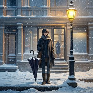 伞下雪-乐天