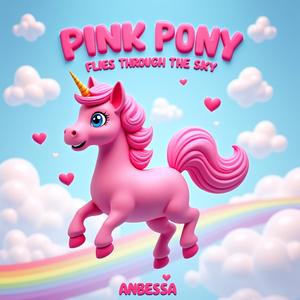 Pink Pony flies through the sky