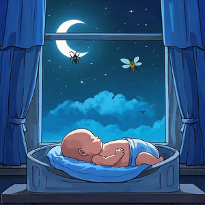 宝宝催眠曲动物昆虫声：蟋蟀、月光、柔和