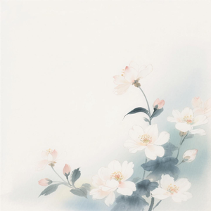 墙角开了一朵小花