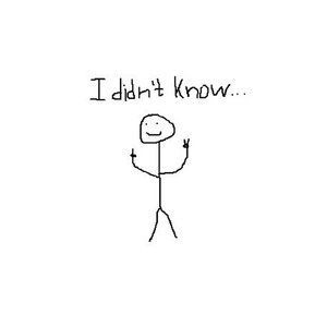 I Didn’t Know