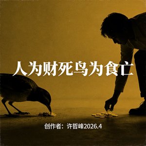 人为财死 鸟为食亡