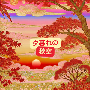 夕暮れの秋空