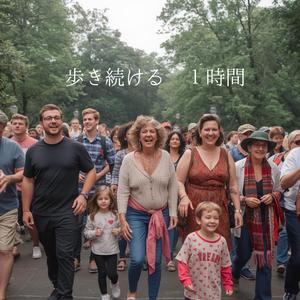歩き続ける １時間 ～青い空の感覚～　1時間の心身調律を。
