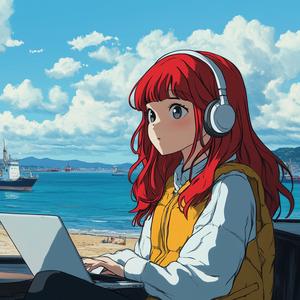 静かなカフェの勉強時間/Quiet Café Study Time