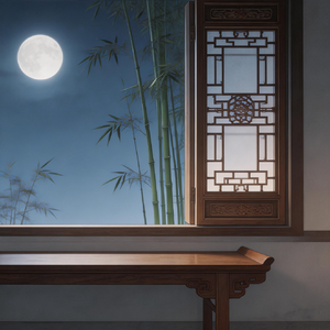 竹窗月