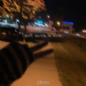 i don't wanna be alone...