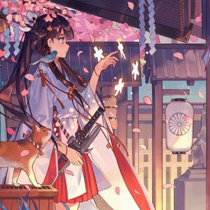 于落樱鸣鸟之时再相会