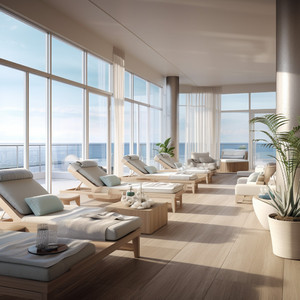 Ondas Suaves De Calma Corriente