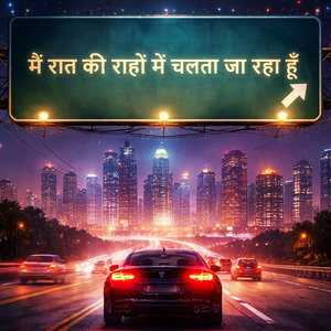 मैं रात की राहों में चलता जा रहा हूँ
